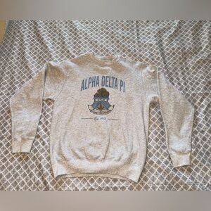 Alpha Delta Pi Crewneck Sweatshirt Size Medium